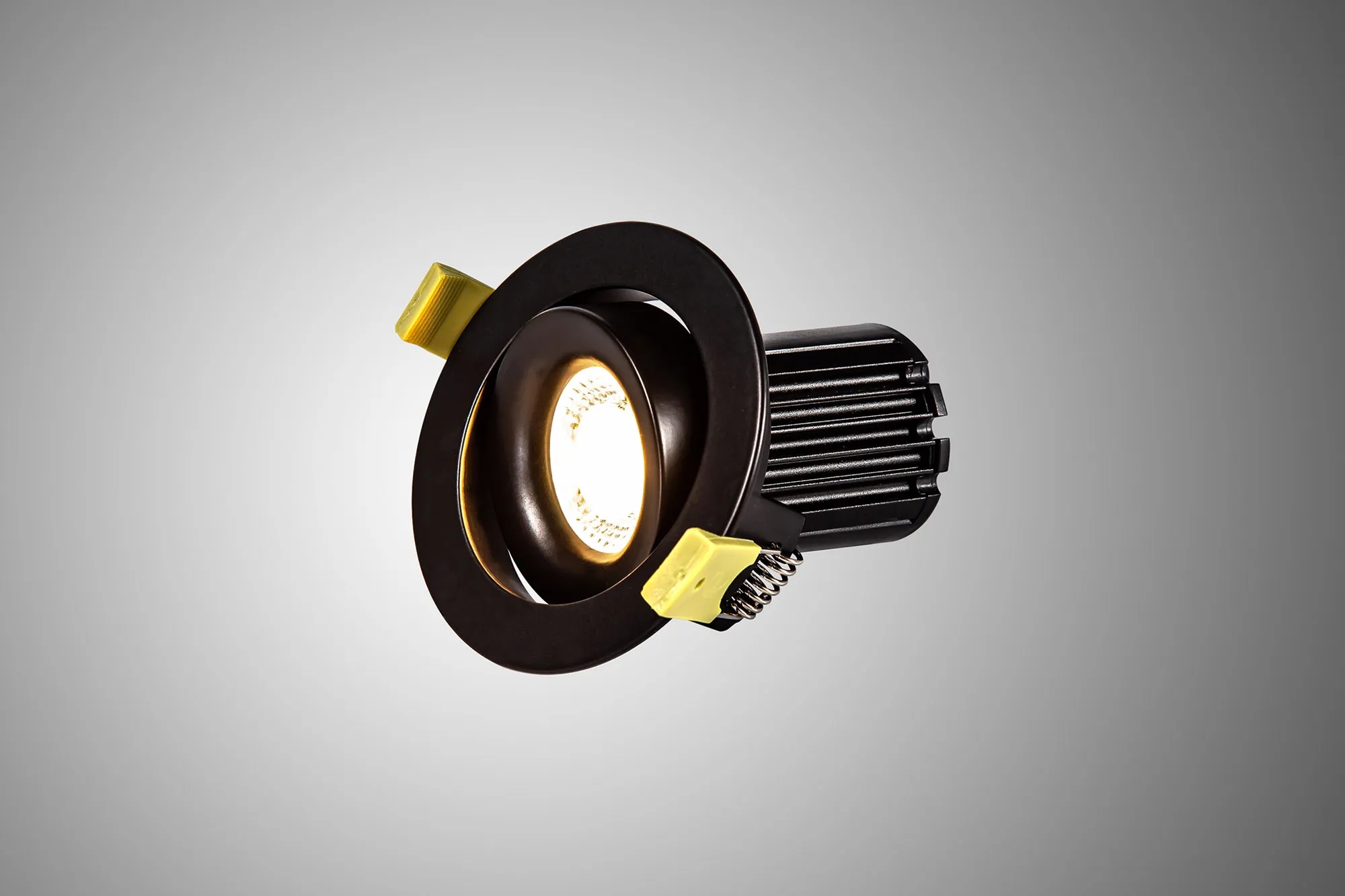 Bruve 10 Tridonic powered 10W 2700K 750lm 12° CRI>90 LED Engine Adjustable Round Matt Black Fixed Spot light, IP20 DM201258  Dlux Bruve A 10
